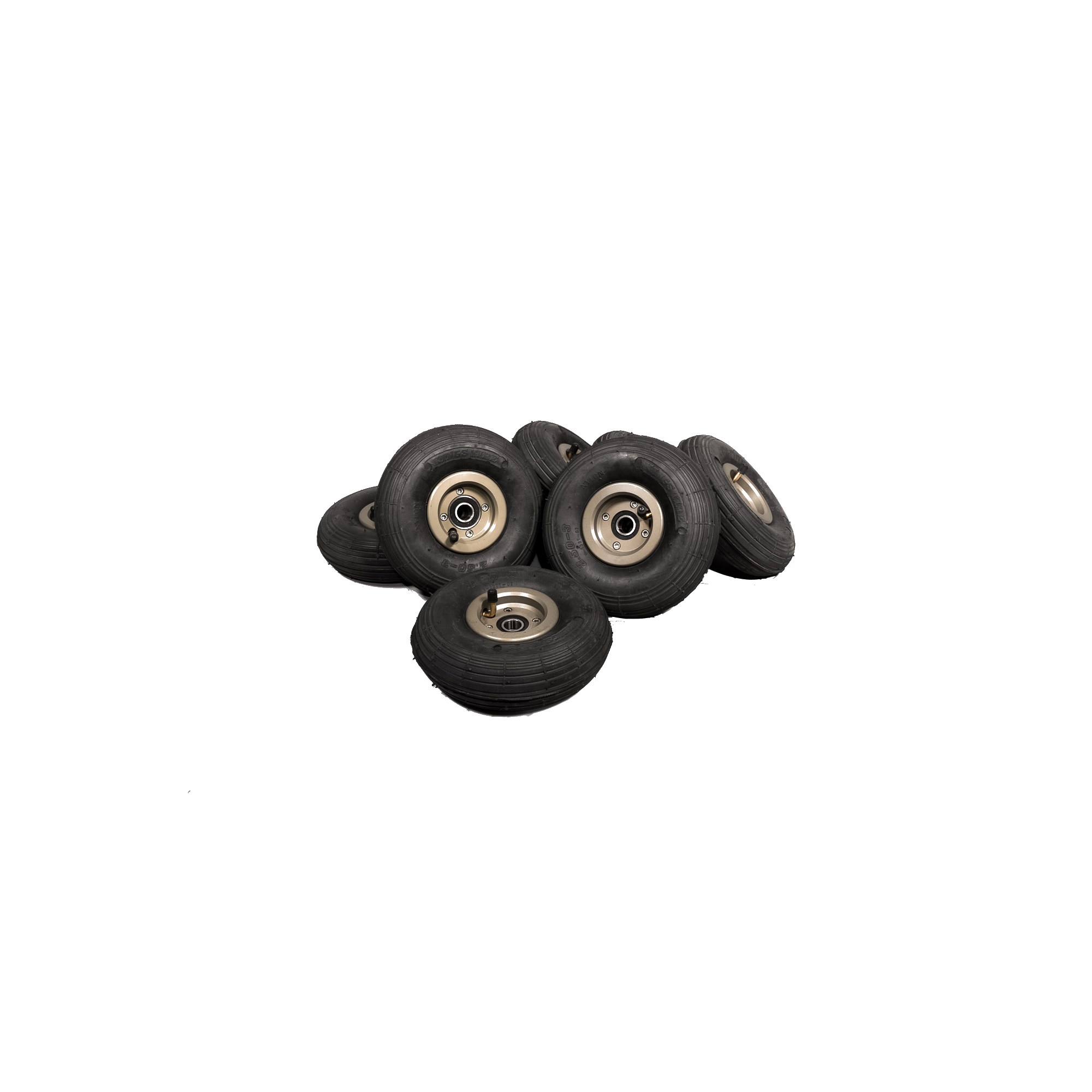 Set of pneumatic wheels (8 pcs.)