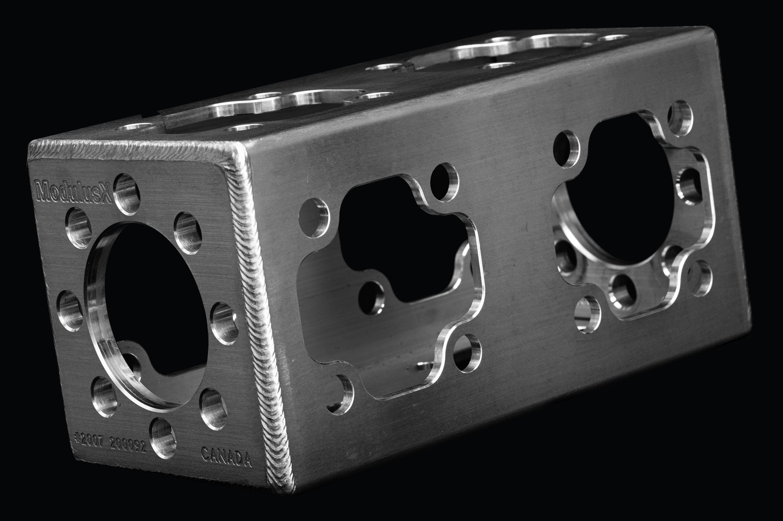 Modulus-X® cube, machined 6061 aluminium