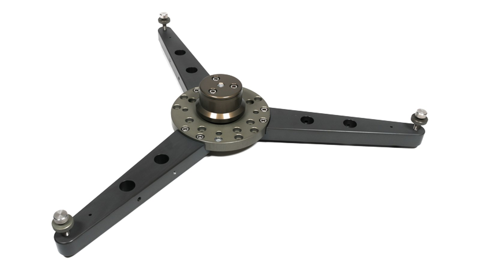 GF-Grip Kit centre plate in the Euro adapter version, three extension legs fitted