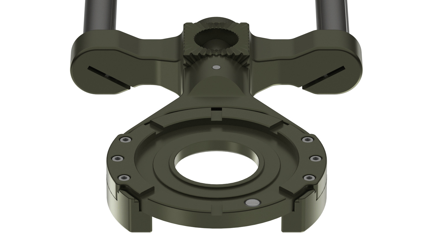 The Mitchell nose mount below the front end of the GF-Jib Slider