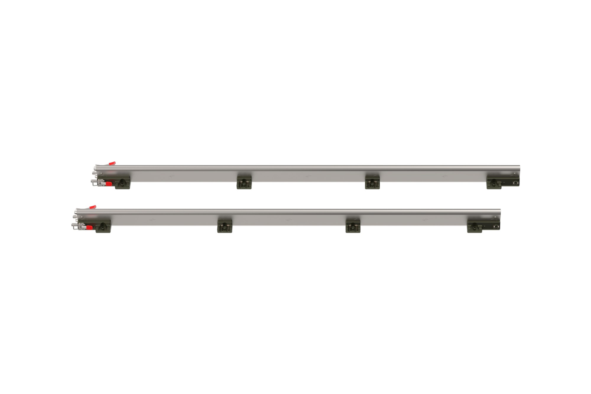 A pair of 200 cm GF-Steel Solo Track rails